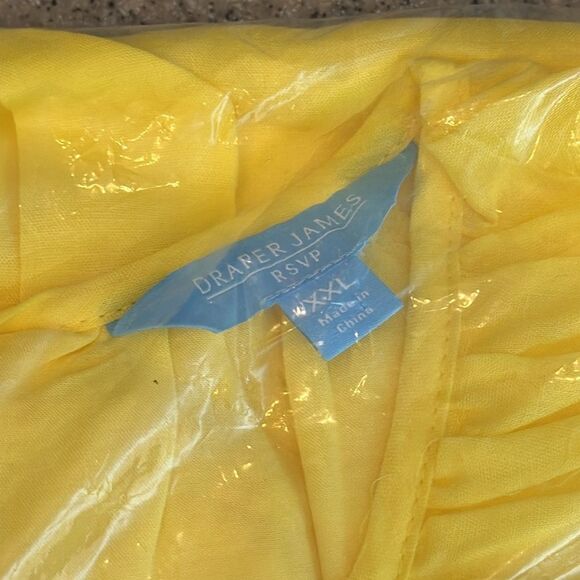 DRAPER JAMES RSVP Yellow Puff Sleeve Mini Dress *NEW* - Picture 4 of 5